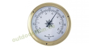 Sea - CLub Thermometer aus Messing,  11,5 / 9 cm, Hhe...