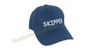 Sea - Club Cap - SKIPPER, Marineblau aus Baumwolle wei...