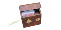 Sea - Club Karten-Wrfel-Box mit Klappdeckel, Holz, 11 x...