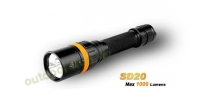 Fenix SD20 Cree XM-L2 U2 and Cree XQE Red LED Tauchlampe