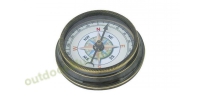 Sea - Club Kompass aus Messing antik, Ø 6 cm, Höhe 1,5 cm