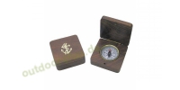 Sea - Club Kompass in Holzklappbox eingearbeitet, 6,5 x...