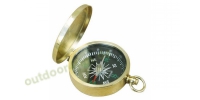 Sea - Club Kompass mit Deckel & Ring aus Messing,  4,5 cm