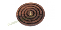 Sea - Club Labyrinth-Spiel aus Holz, Ø 15,5 cm
