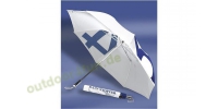 Sea Folding Umbrella Taschenschirm, wei/royalblau