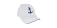 Sea - Club Cap - Anker, Weiß aus Baumwolle blau bestickt