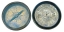 Sea - Club Kompass & Dauerkalender aus Messing antik,  7,5 cm