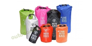 Dry Bag Ripstop Polyester mit Logo, weiß 30L
