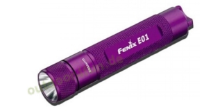 Fenix E01 13 Lumen Taschenlampe fr den Schlsselbund Violett-Lila