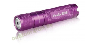 Fenix E05 2014 Edition max. 85 Lumen LED Taschenlampe fr den Schlsselbund Lila