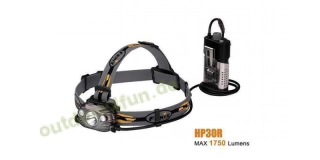 Fenix HP30R LED Stirnlampe Grau