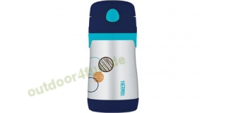 Isoliertrinkflasche Junior Straw, Blue Circles 0,29L