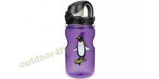 Nalgene Everyday OTF Kids 0,375 L Violett Pinguin, Deckel schwarz