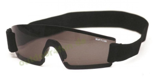 Navyline Sport-Sonnenbrille, Rahmen schwarz, Rauchglas
