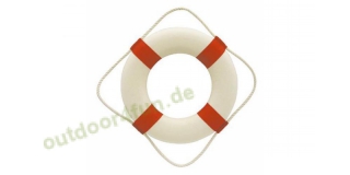 SEA - Club Rettungsring, Rot / Wei aus Styropor mit Stoff,  30 cm