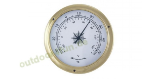Sea - CLub Thermometer aus Messing,  11,5 / 9 cm, Hhe 3,4 cm