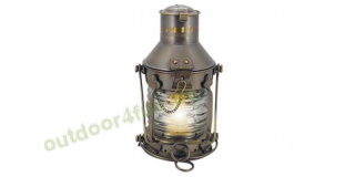 Sea - Club Ankerlampe aus Messing antik, elektrisch 230V, E14, 25W, Hhe 24 cm,  12 cm