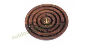 Sea - Club Labyrinth-Spiel aus Holz,  15,5 cm