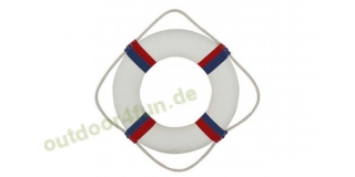 Sea - Club Rettungsring, Rot / Blau / Wei aus Styropor mit Stoff,  50 cm