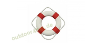 Sea - Club Rettungsring, Rot / Wei aus Styropor mit Stoff,  20 cm