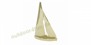 Sea - Club Segel-Yacht, Messing, Lnge  20 cm, Hhe  31 cm
