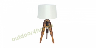 Sea - Club Stativ-Lampe aus Holz, elektrisch 230V, 60W, E27, Hhe 60 cm,  30 cm
