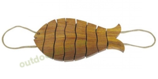 Sea - Club Untersetzer - Fisch, Holz geteilt, 31 x 17 cm